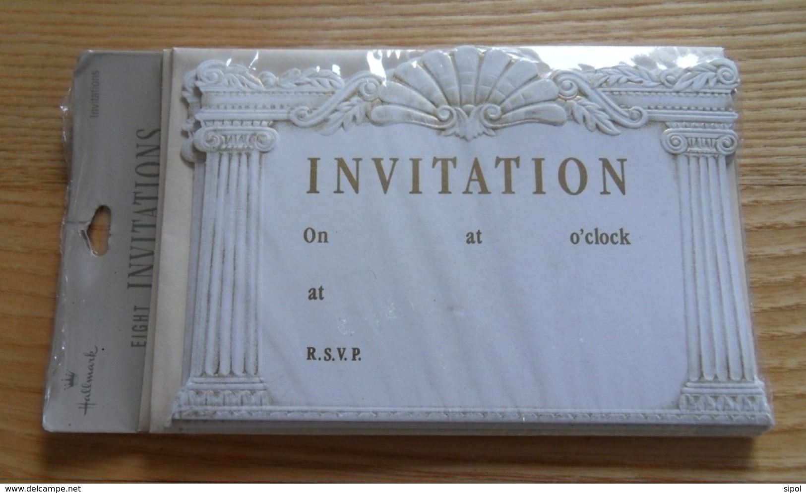 Cartons D Invitation  + Enveloppe Hallmark S X 16  ( 2 Paquets De 8 )  Texte Anglais à Compléter Neuves - Autres & Non Classés