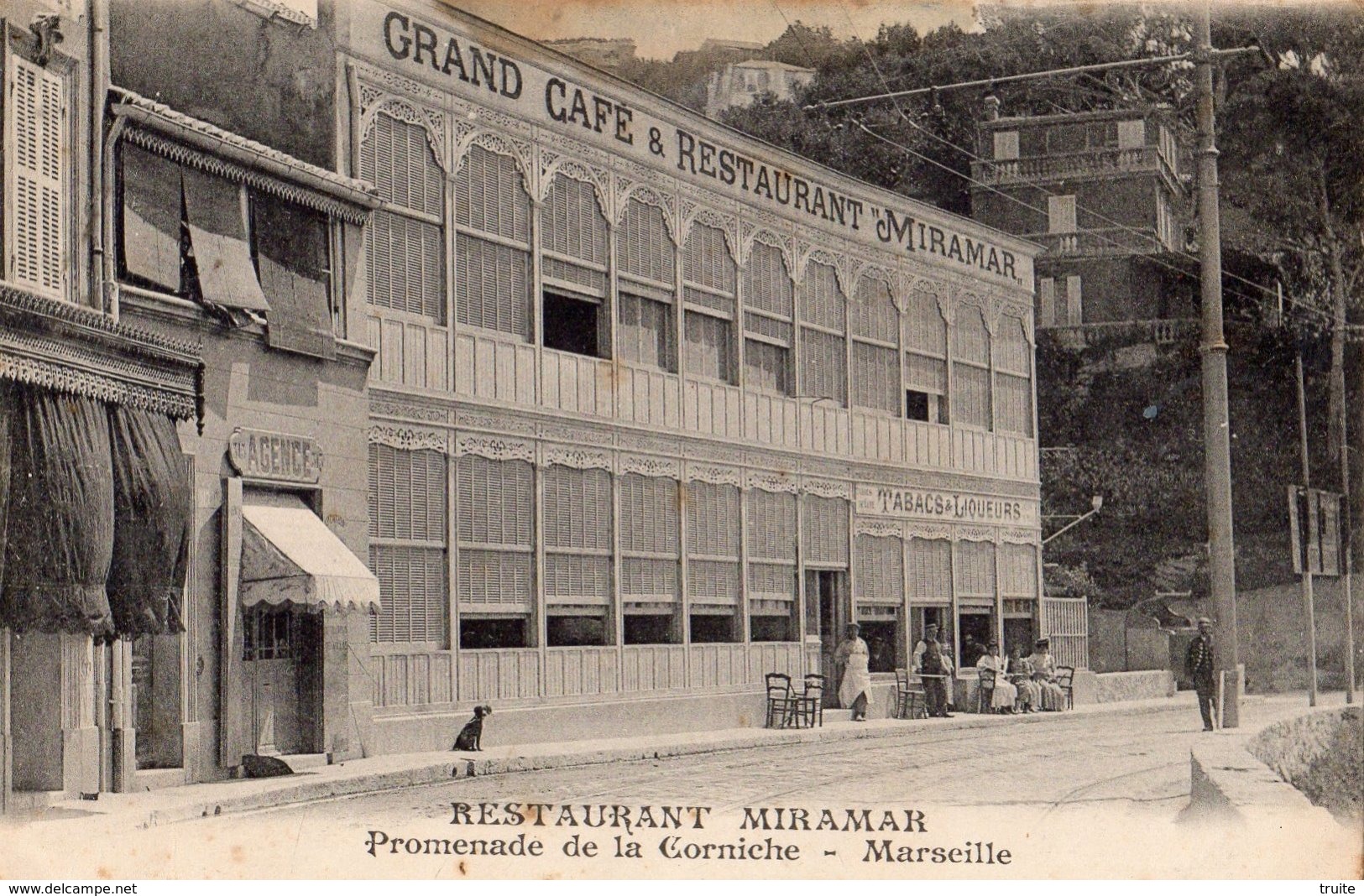 MARSEILLE "RESTAURANT MIRAMAR" PROMENADE DE LA CORNICHE - Endoume, Roucas, Corniche, Plages