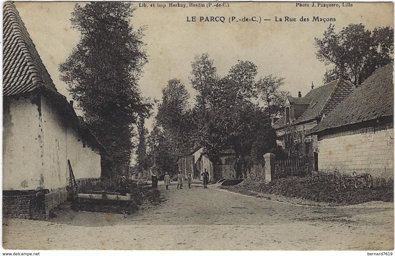 62 Le Parcq  La Rue Des Macons - Le Parcq