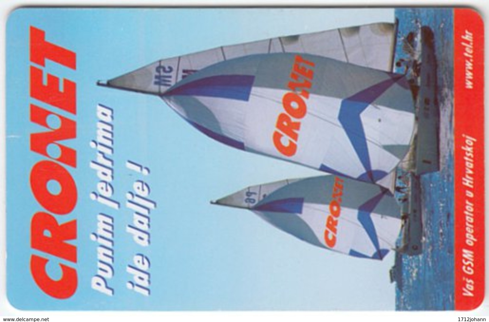 CROATIA B-945 Chip HPT - Sport, Yacht Regatta - Used - Kroatien