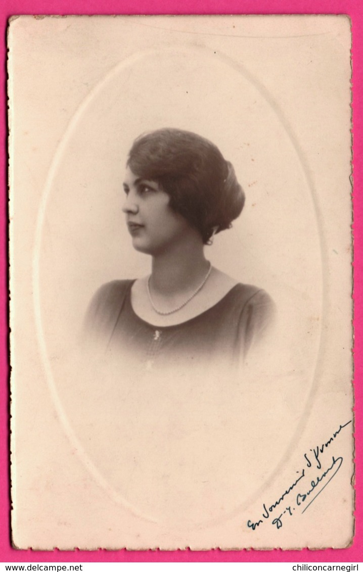 Cp Photo - Braine Le Comte - Portrait De Femme - Photo G. LEROY - Braine-le-Comte