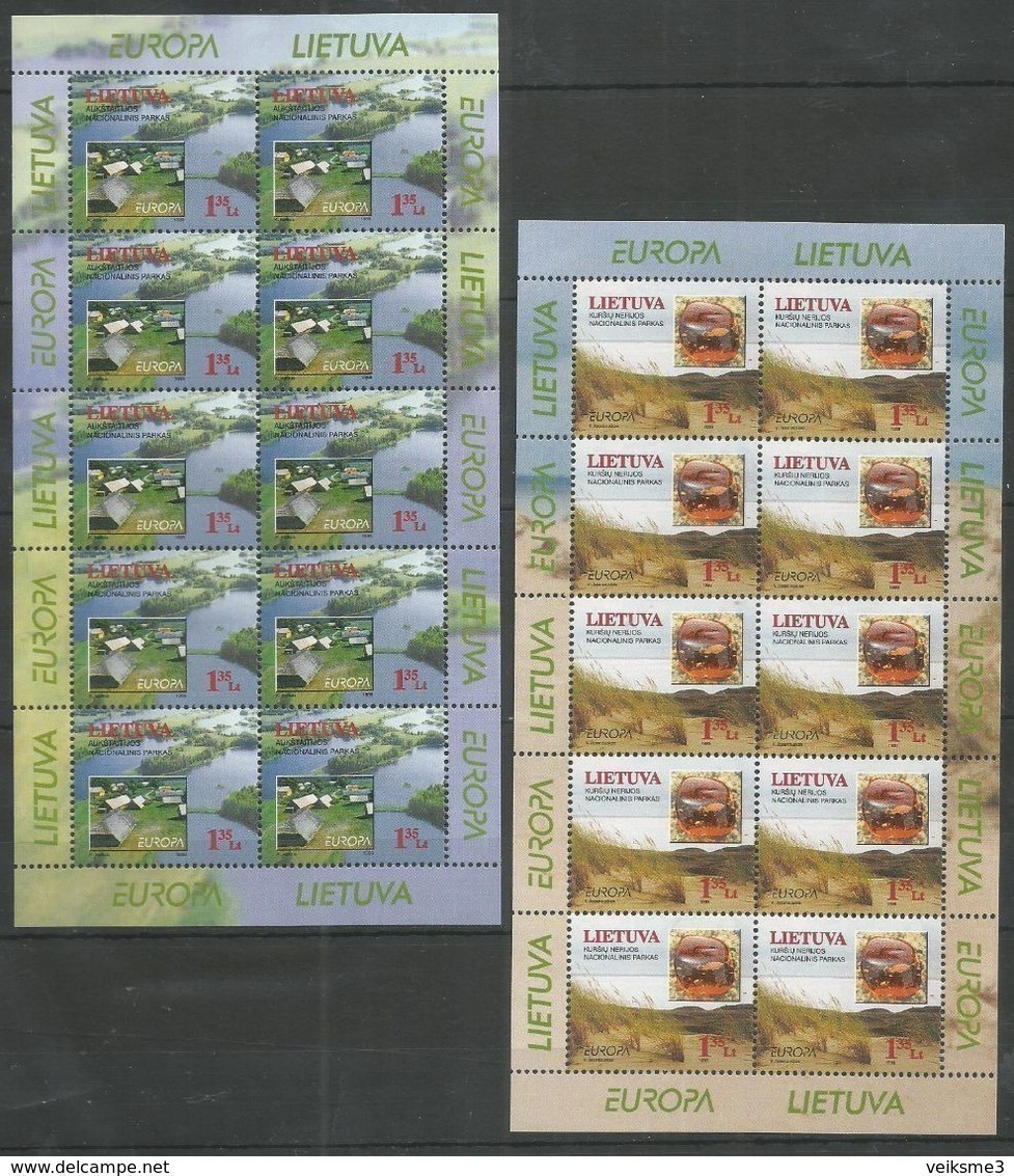 10x LITHUANIA - MNH - Europa-CEPT - 1999 - Nature - 1999