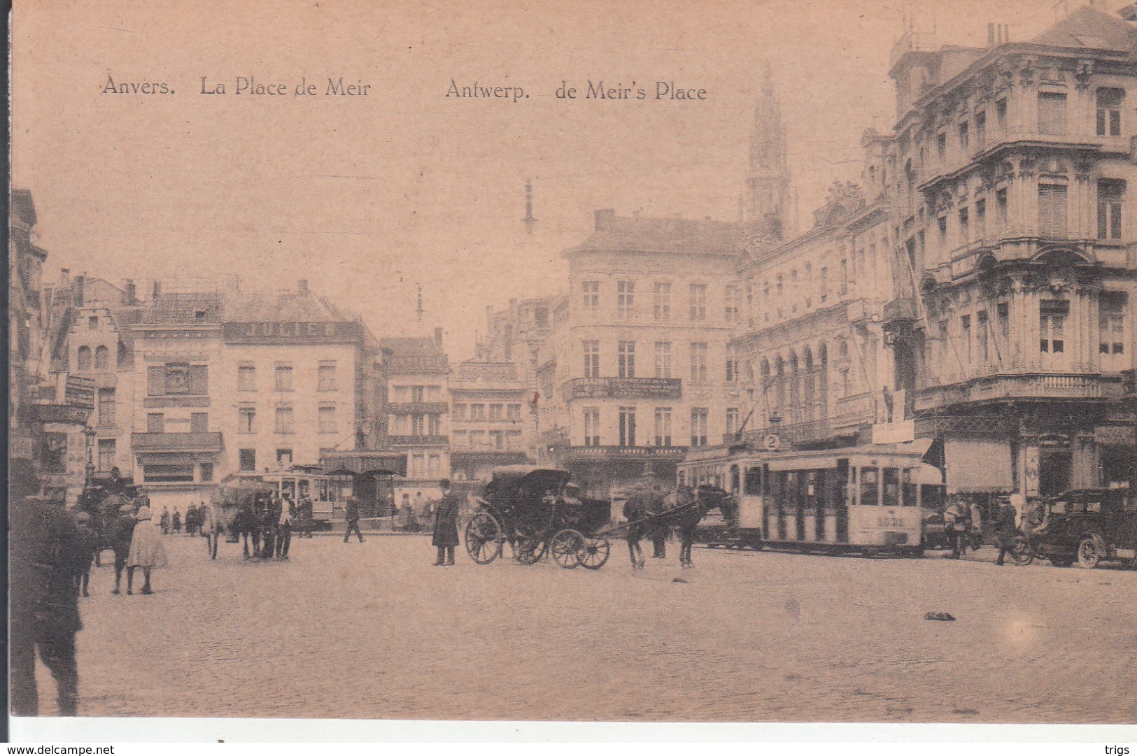 Anvers - La Place De Meir - Antwerpen