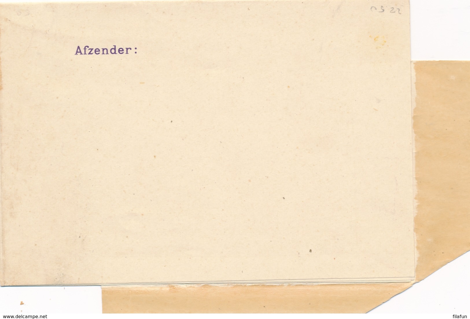 Nederlands Indië - 1942 - 7,5 Cent Karbouwen, Postblad G5b - Ongebruikt - Nederlands-Indië