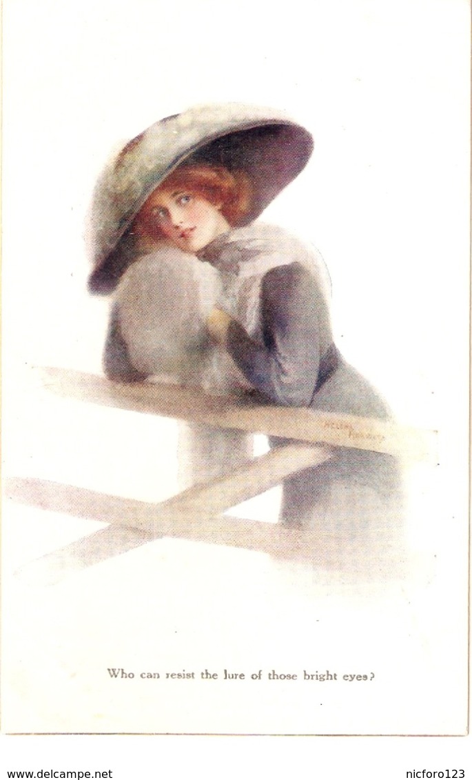 ""Helena Horwiitz. A Dream Of Fair Women" Lof Of Four (4) Tuck Oilette PC # 2943 - Tuck, Raphael
