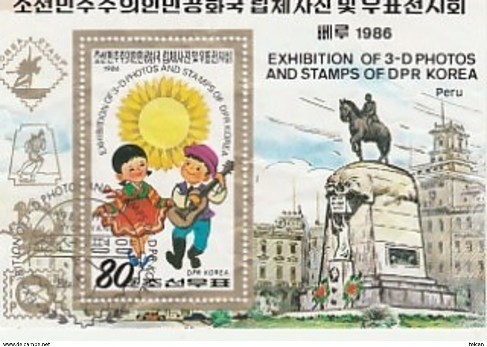 Exhibition Photos Stamps 1986 - Korea (Nord-)