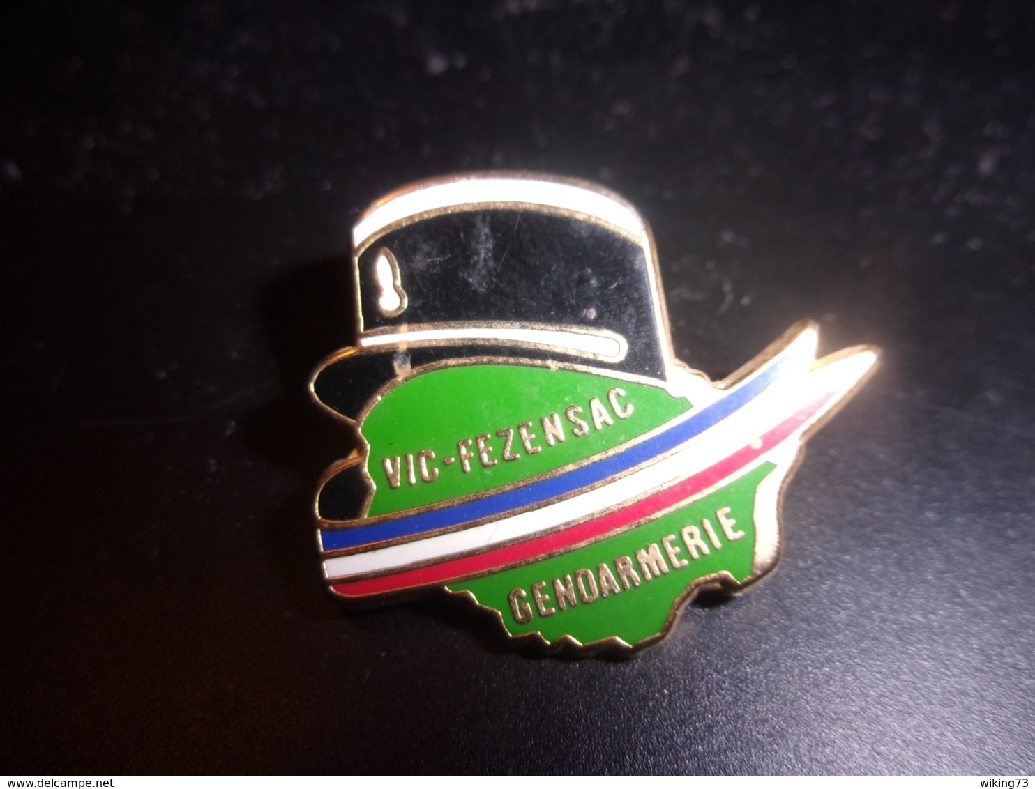 Pin's Gendarmerie Nationale De Vic Fezensac - Gers - Occitanie - Képi - AMC - Militaria