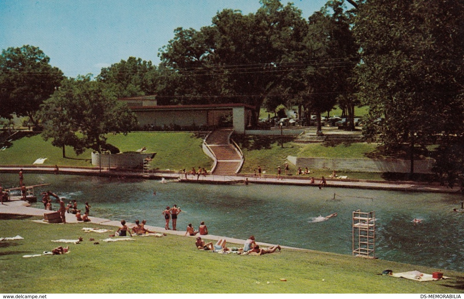 AUSTIN TX - BARTON SPRINGS POSTCARD - Austin