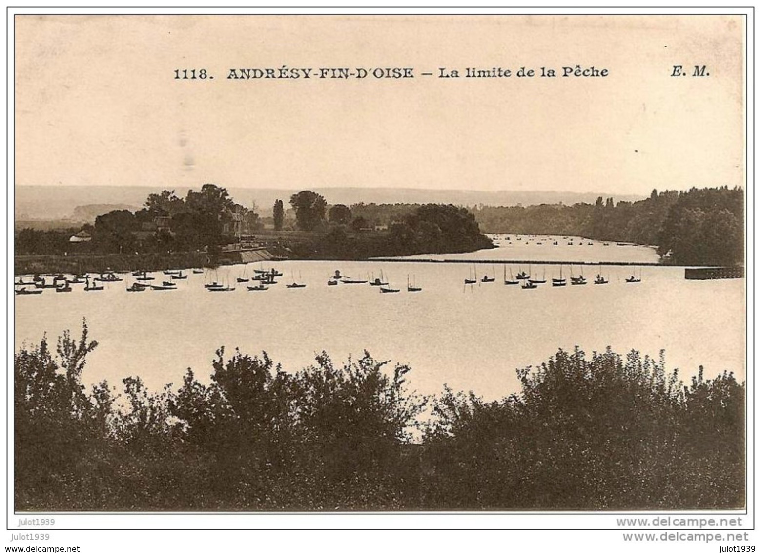 ANDRESY ..-- 78 . YVELINES ..--  La Limite De La Pêche . - Andresy