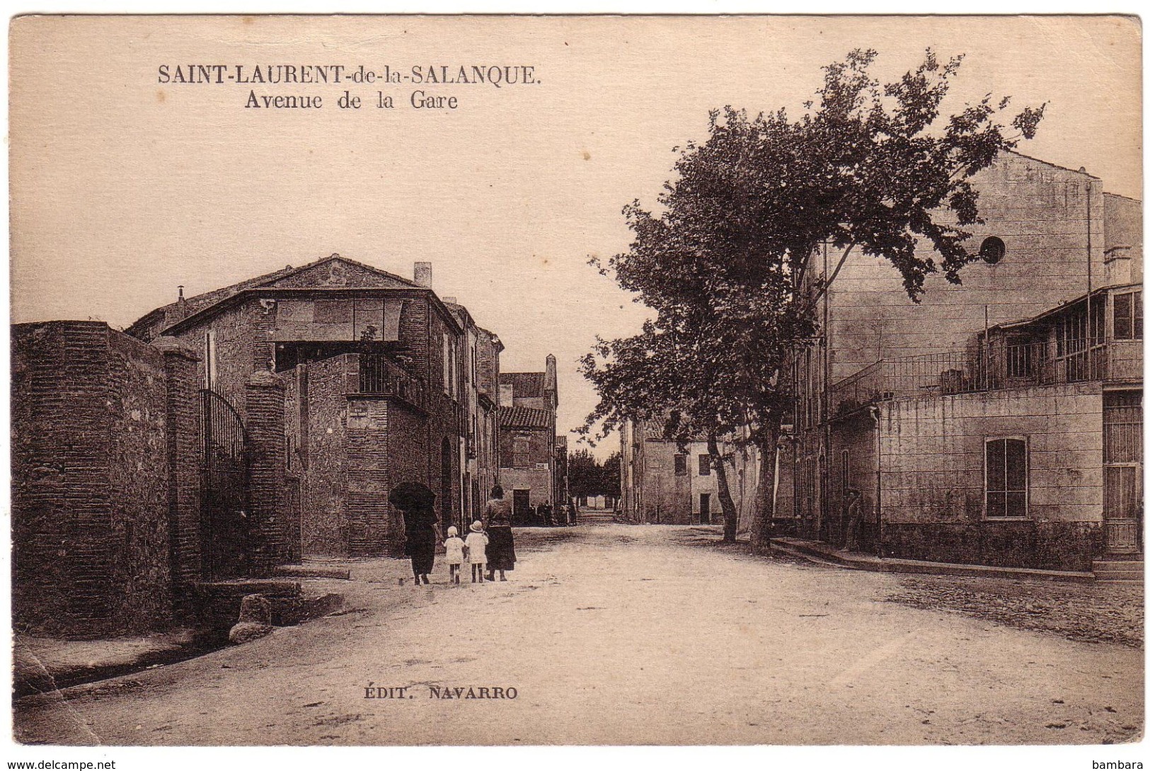 SAINT-LAURENT-DE-LA-SALANQUE - Avenue De La Gare - Autres & Non Classés