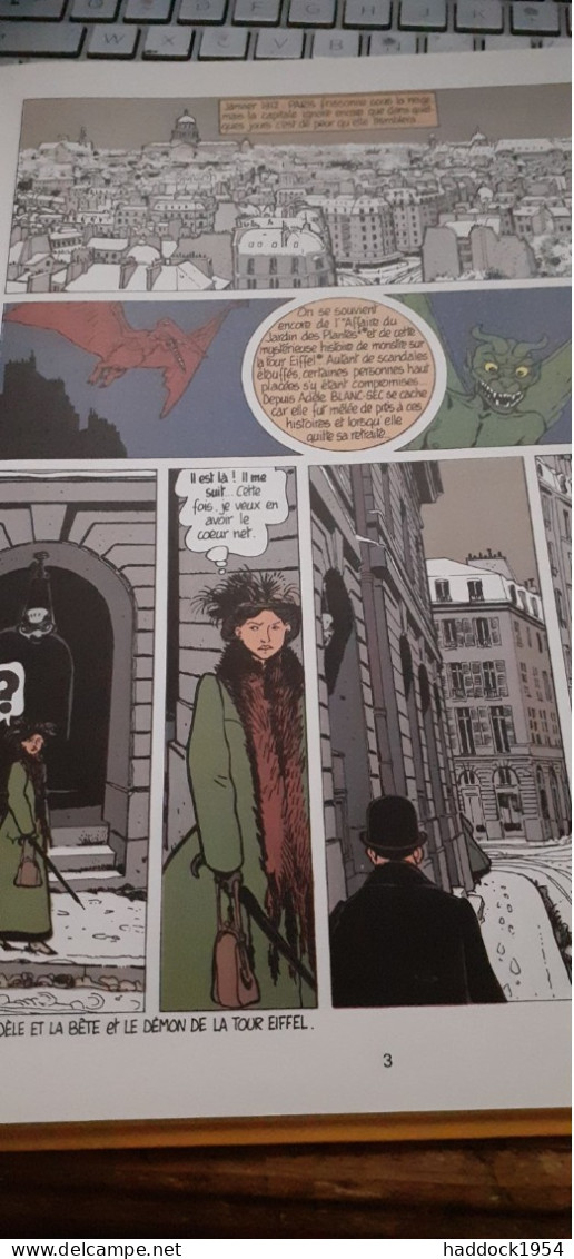 Le Savant Fou TARDI Casterman 1977 - Adèle Blanc-Sec