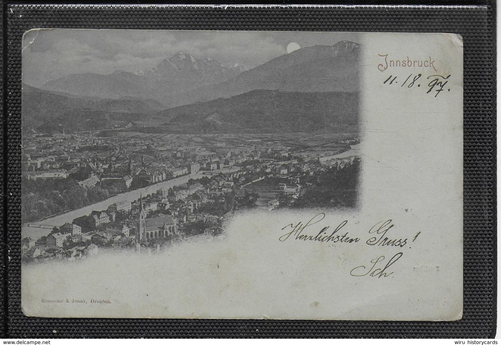 AK 0355  Innsbruck - Mondschein-Litho Um 1897 - Innsbruck