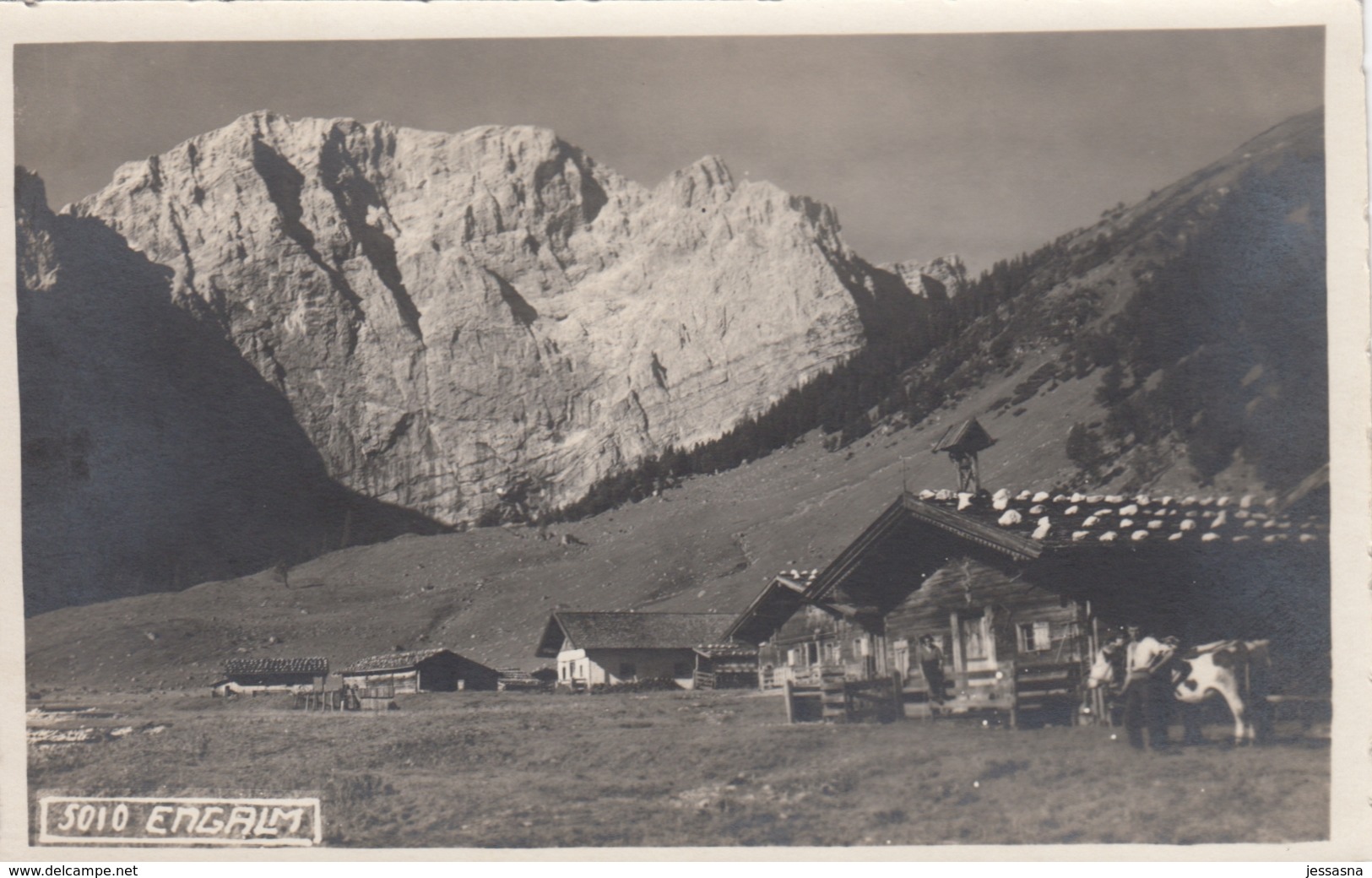 AK - ENGALM Am Großen Ahornboden Im Karwendel  1928 - Vomp