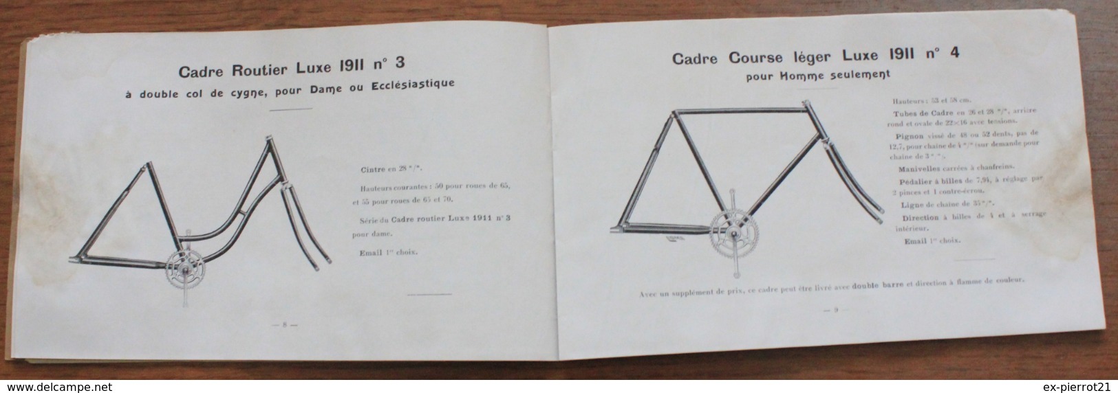 Catalogue Des Etablissements Regnault Et Desoubry, Fabricant De Cadres à Paris, 1912 - Cyclisme