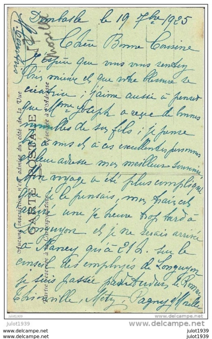 DOMBASLE ..-- 57 ..-- Les Trois Aéroplanes De L' Usine SOLVAY . 1925 . Voir Verso , Texte 1/2 . - Other & Unclassified