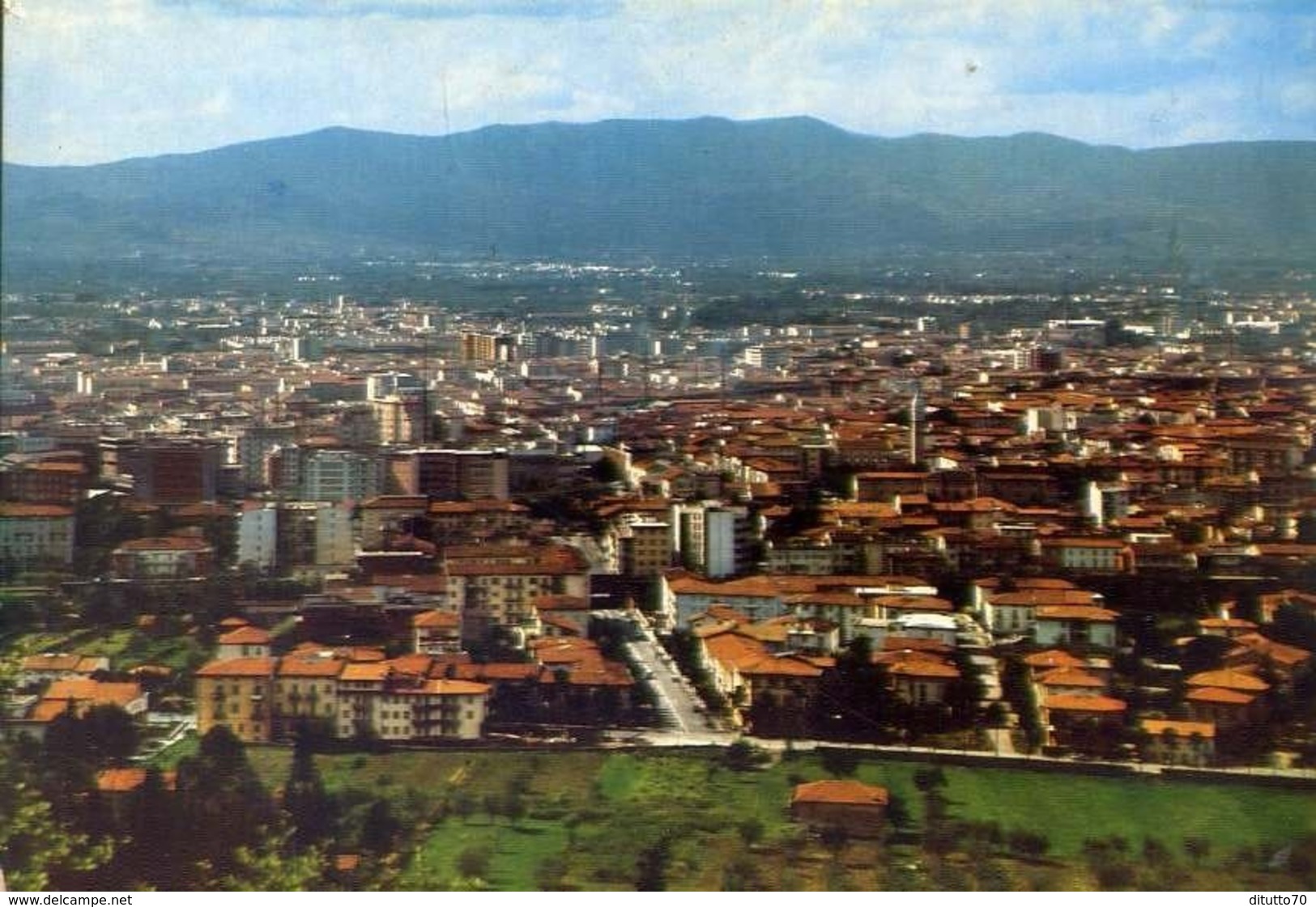 Prato - Panorama - Formato Grande Viaggiata – E 14 - Prato