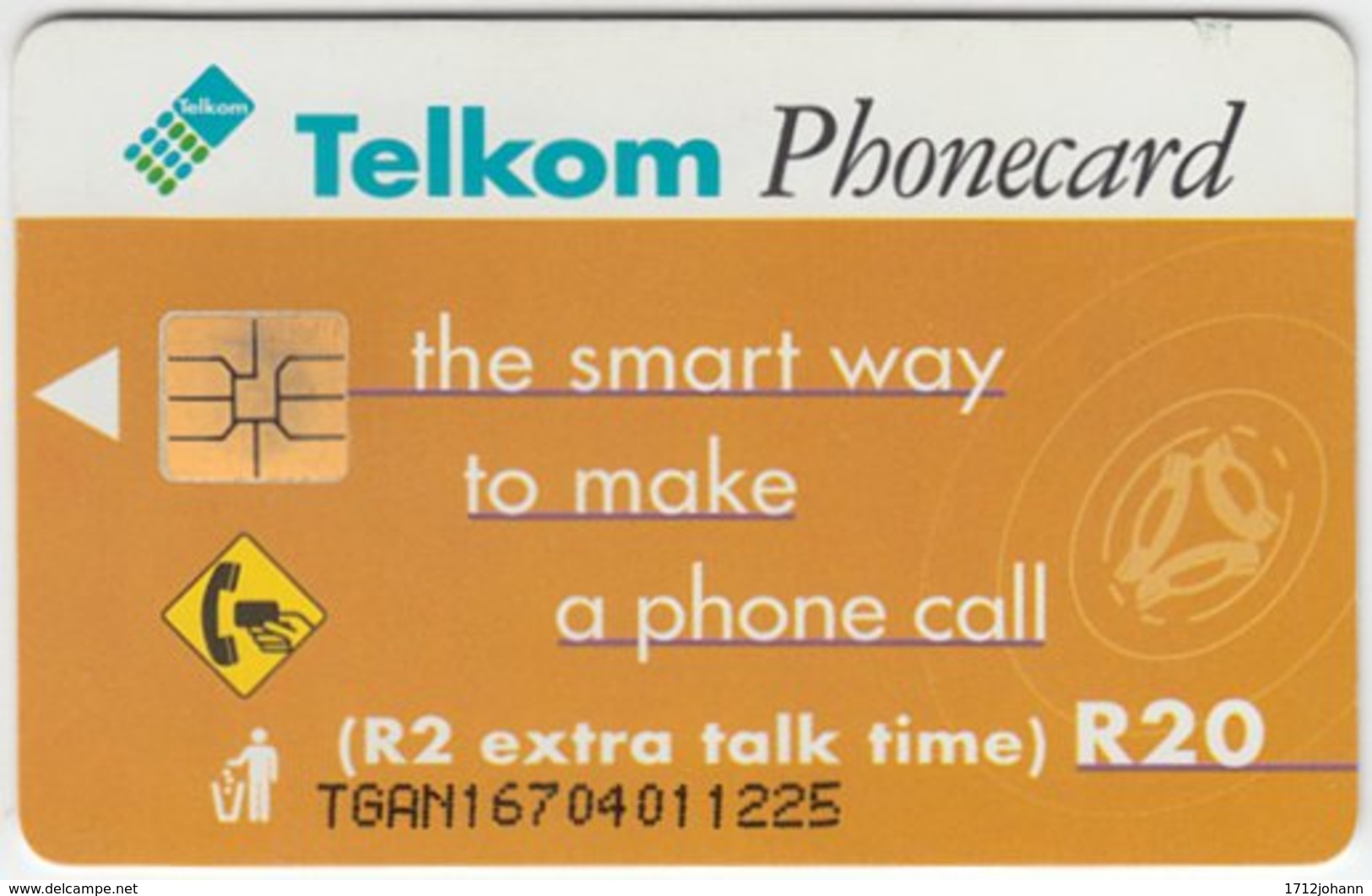 SOUTH AFRICA A-432 Chip Telkom - Used - Afrique Du Sud