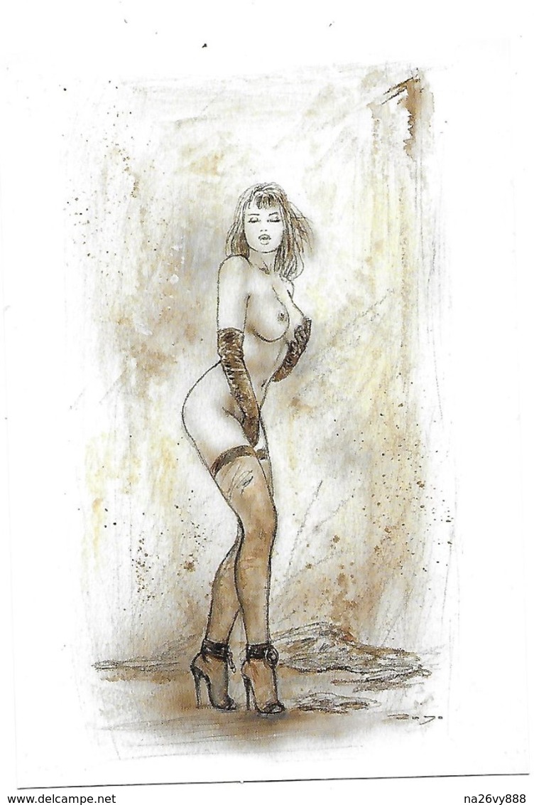 Illustratore Luis Royo - Striptease. Donnina. Pin Up. - Pin-Ups