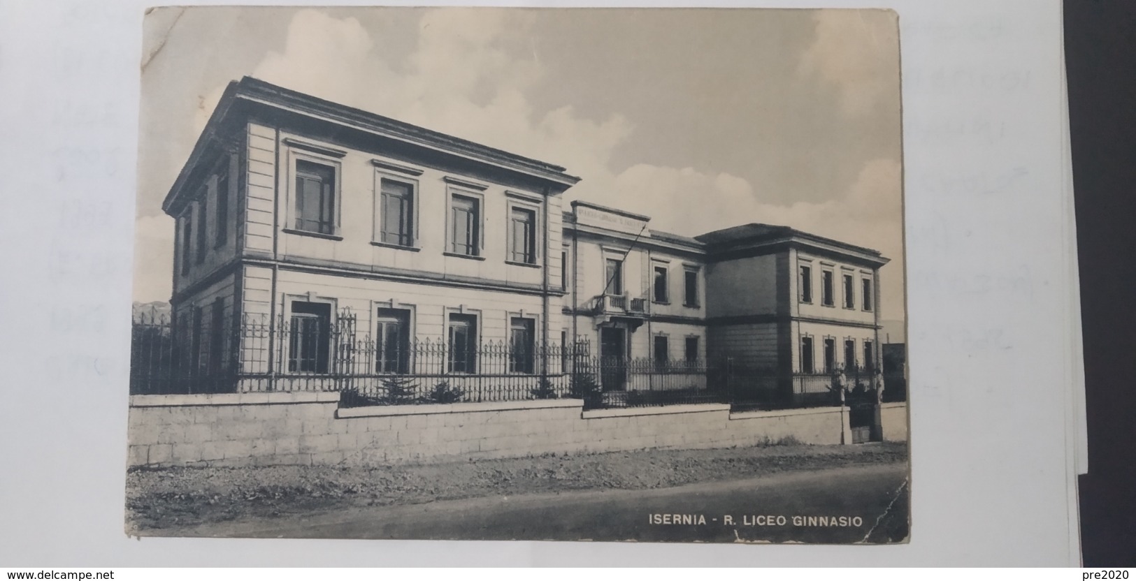 CARTOLINA VIAGGIATA ISERNIA REGIO LICEO GINNASIO - Altri & Non Classificati