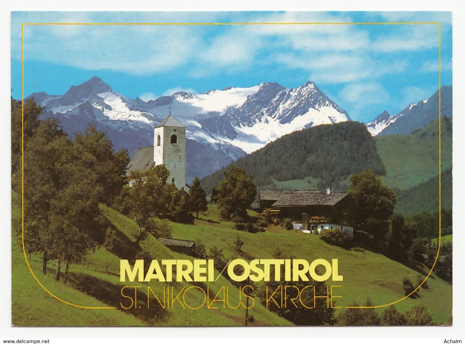 Matrei In Osttirol - Blick Auf Die St. Nikolaus Kirche - Matrei In Osttirol