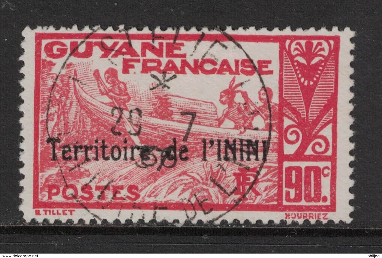 Inini - Yvert 17 Oblitéré ST-ELIE  - Scott#22 - Used Stamps