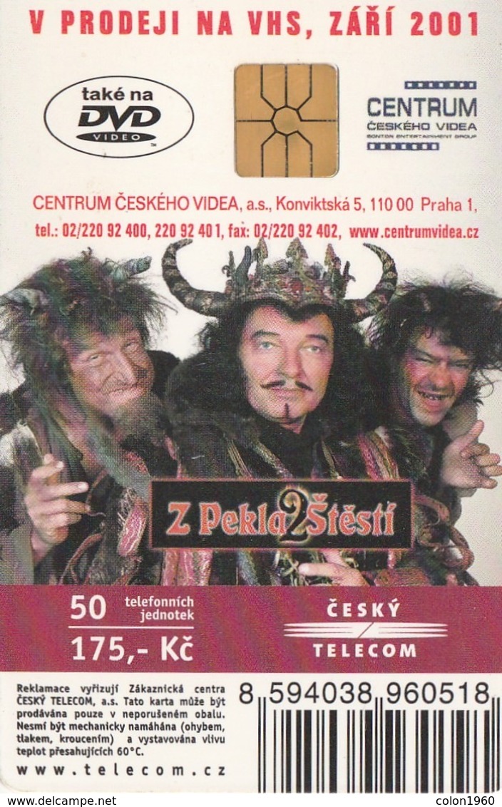 REPUBLICA CHECA. (CINE). GATOS - CATS. Fairy Story - Kocour Modroočko. C394, 42/10.01. (220) - Cinema