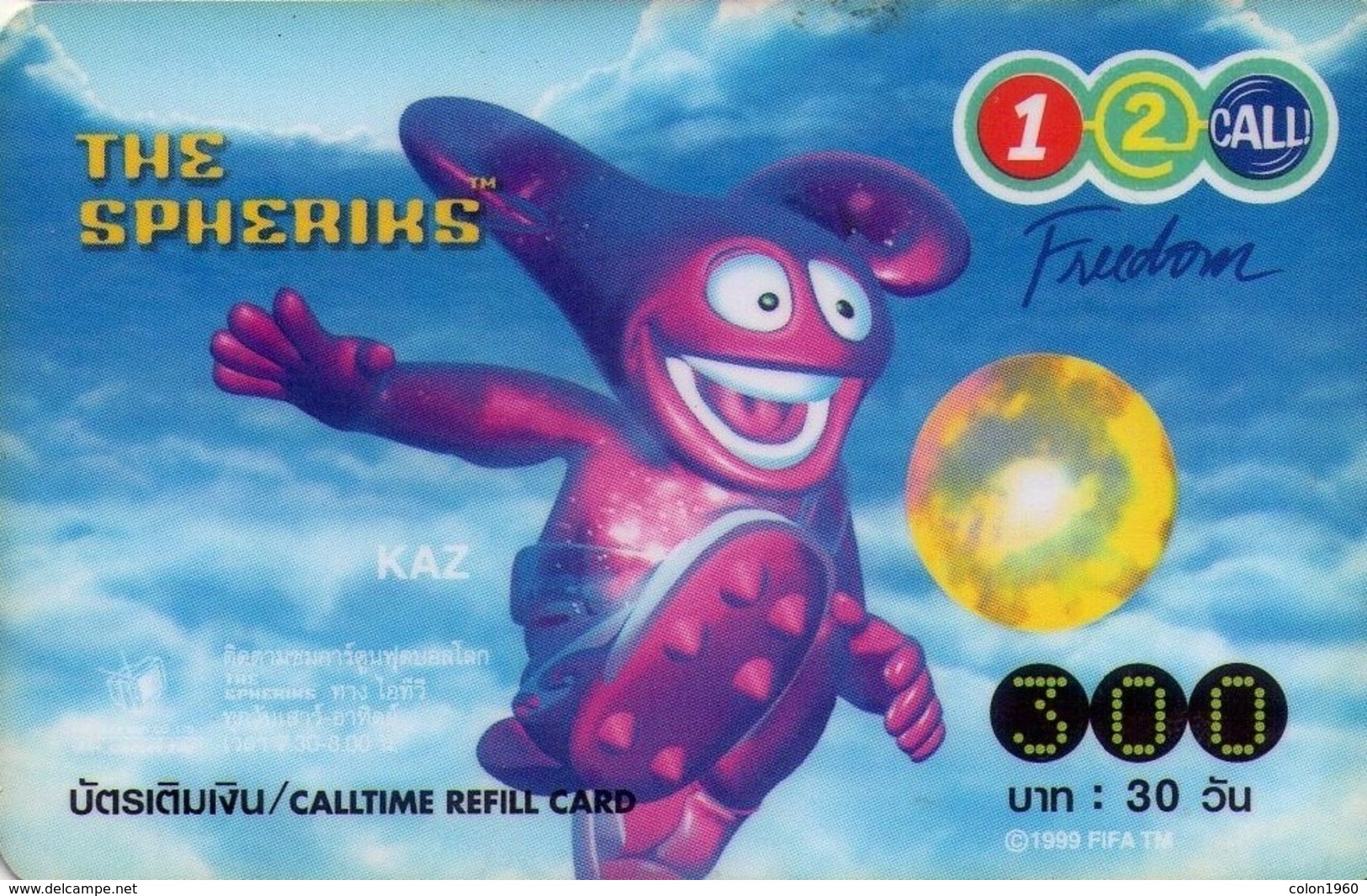 TAILANDIA. Spheriks 1/4. KAZ. 06/2004. TH-12Call-0115. (058) - Tailandia