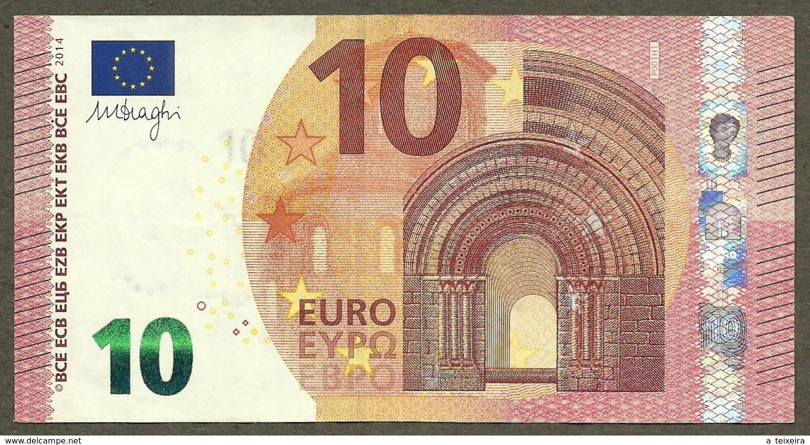 Netherlands - 10 Euro - P001 - PA 0070007777 - Circulated - 10 Euro