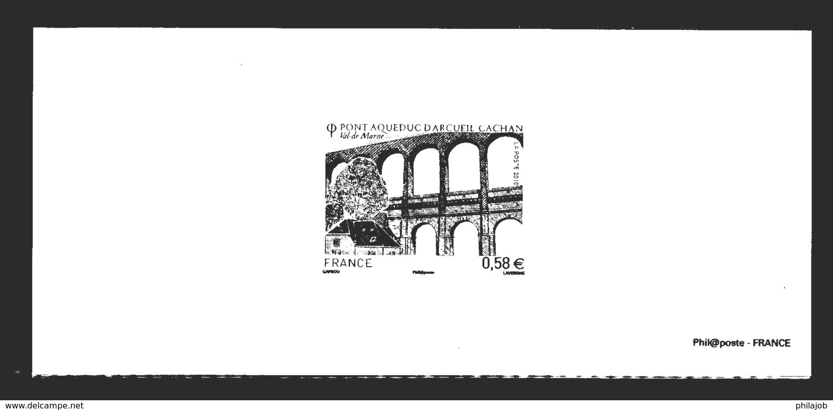 " PONT-AQUEDUC D'ARCUEIL-CACHAN " Sur Gravure Officielle De 2010 N° YT 4503  En Parfait état ! - Ponti