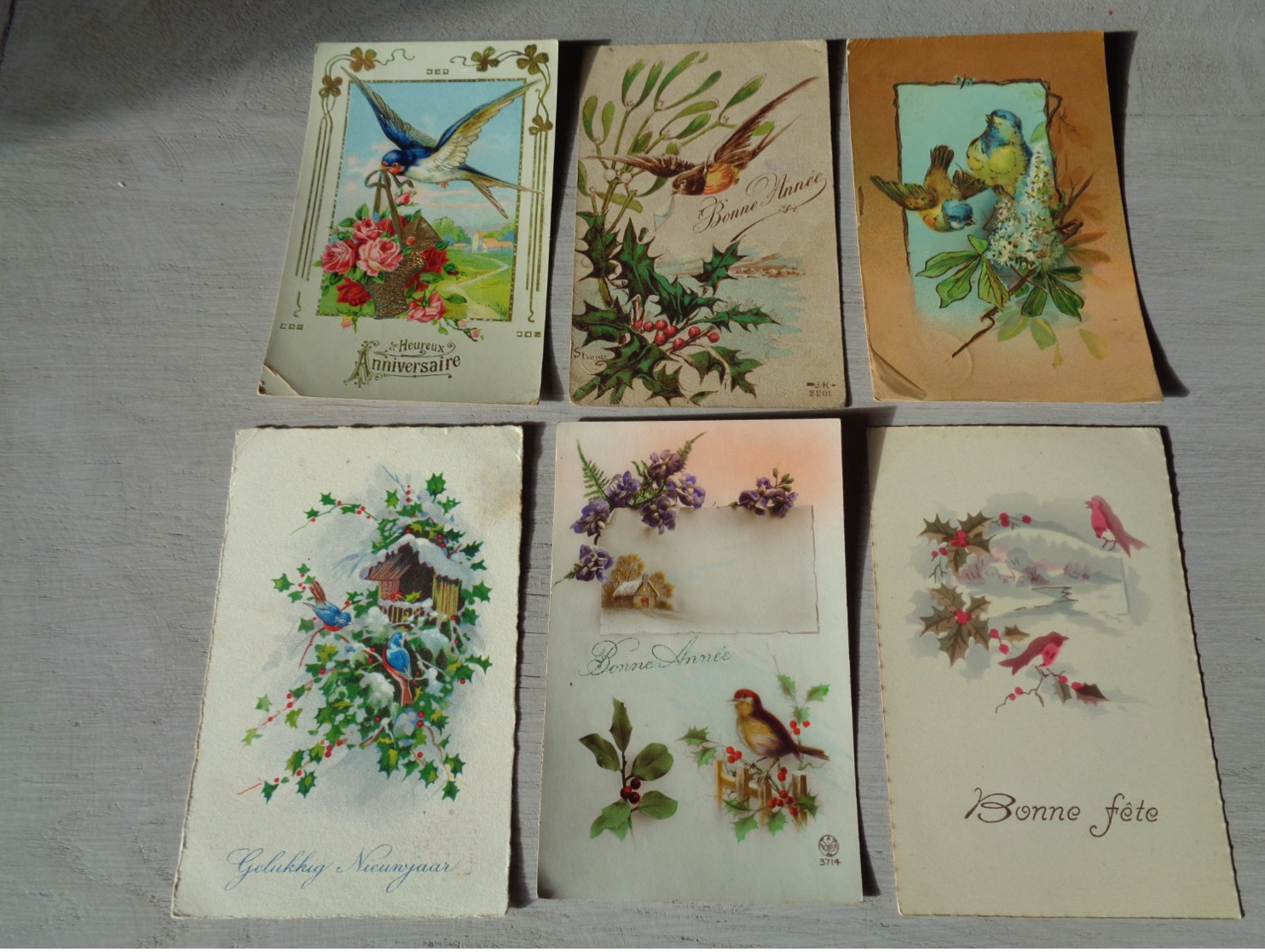 Beau Lot De 60 Cartes Postales De Fantaisie Oiseaux  Oiseau  Mooi Lot Van 60 Postkaarten Fantasie  Vogels  Vogel - 5 - 99 Cartes