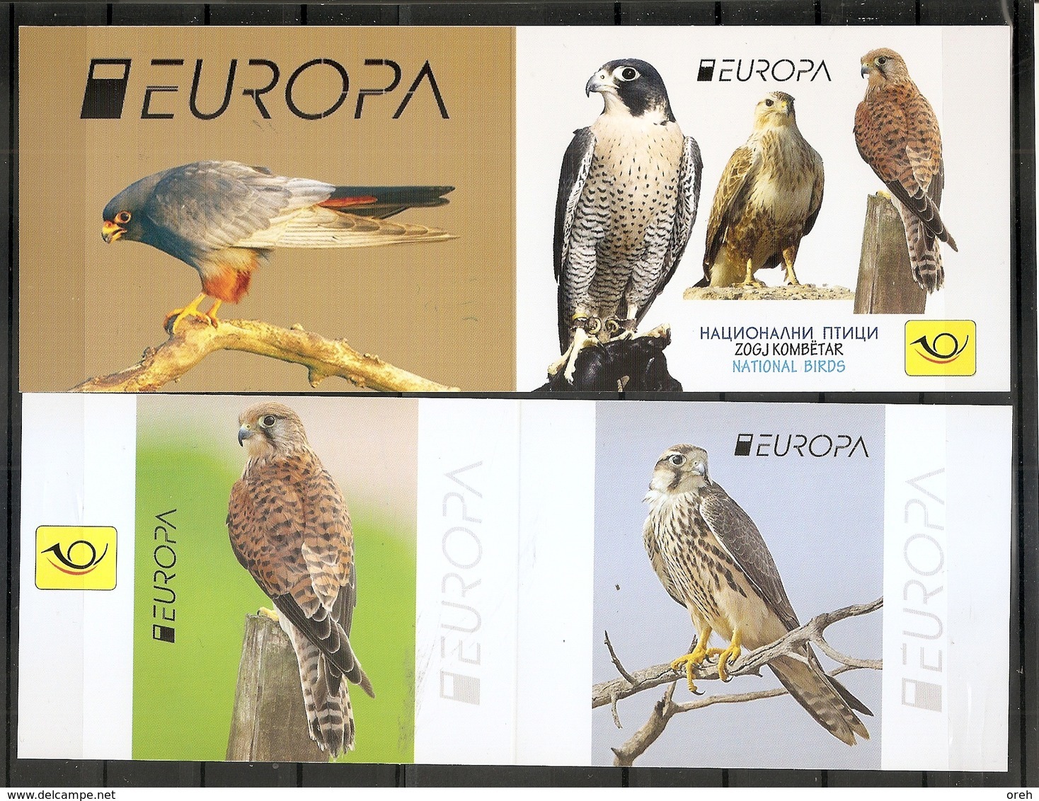 MACEDONIA NORTH,MAZEDONIEN, 2019, EUROPA CEPT,BIRDS,VOGEL,FALCO,BLOCK,BOOKLET,MNH - Macedonia Del Nord