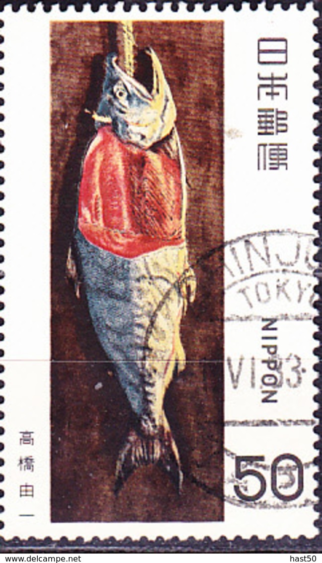 Japan - Lachs; Von Yuichi Takahashi (MiNr: 1416) 1980 - Gest Used Obl - Oblitérés