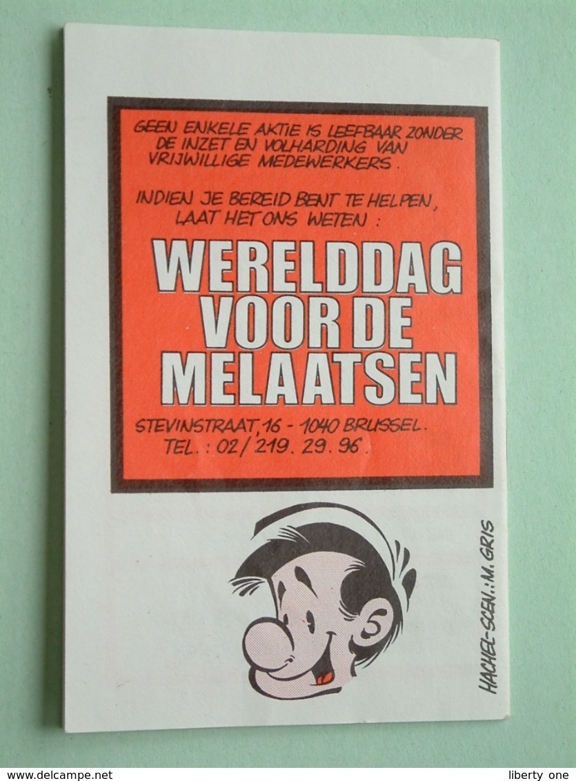 WERELDDAG Van De MELAATSEN ( Edit. 2 > HACHEL ) Hachel-Scen.: M. Gris ( Zie / See / Voir Photo ) Petit Livret / 16 Pag.! - Autres & Non Classés