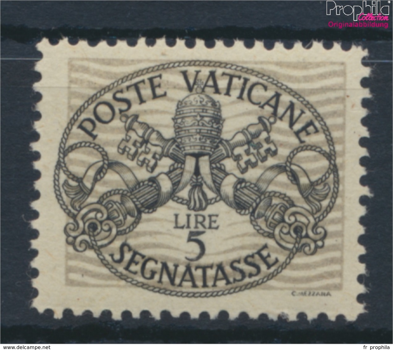 Vatikanstadt P12y Ii, Largeur Unterdrucklinien, Gris Papier Neuf Avec Gomme Originale 1945 Les Timbres-poste ( (9361868 - Nuovi