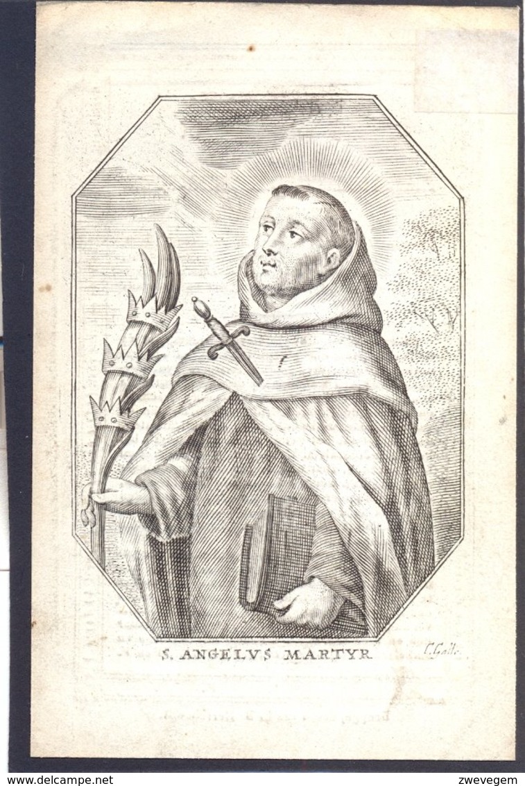 Frater Lucas Van Den H. Hieronymus (Henricus Brabant) Geb. Te Kortrijk En Overl. Te Brugge - Andachtsbilder