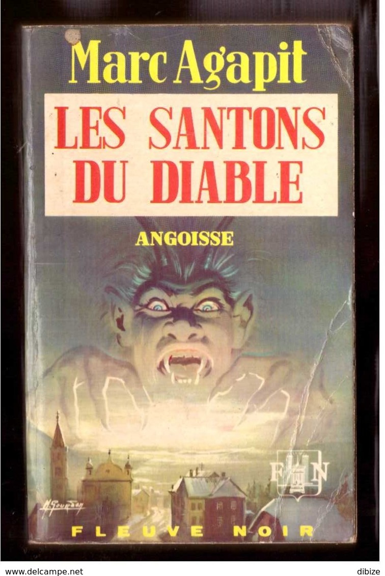 Roman. Marc Agapit. Les Sanctons Du Diable.  Fleuve Noir  Angoisse N° HS 148. 1968. Etat Moyen. - Fantásticos