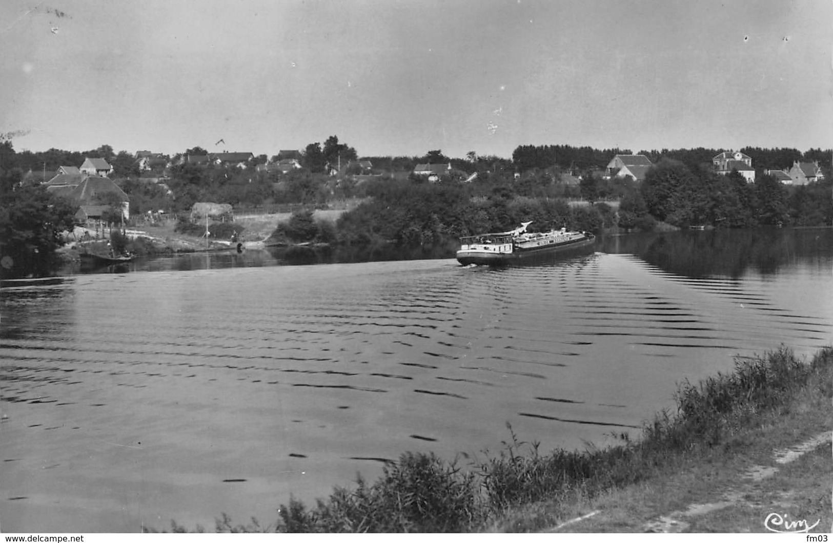 Lamarche Sur Saône Péniches Péniche Union Normande Canton Pontailler - Other & Unclassified