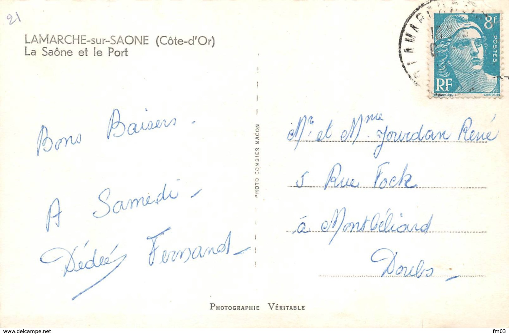 Lamarche Sur Saône Péniches Péniche Union Normande Canton Pontailler - Other & Unclassified