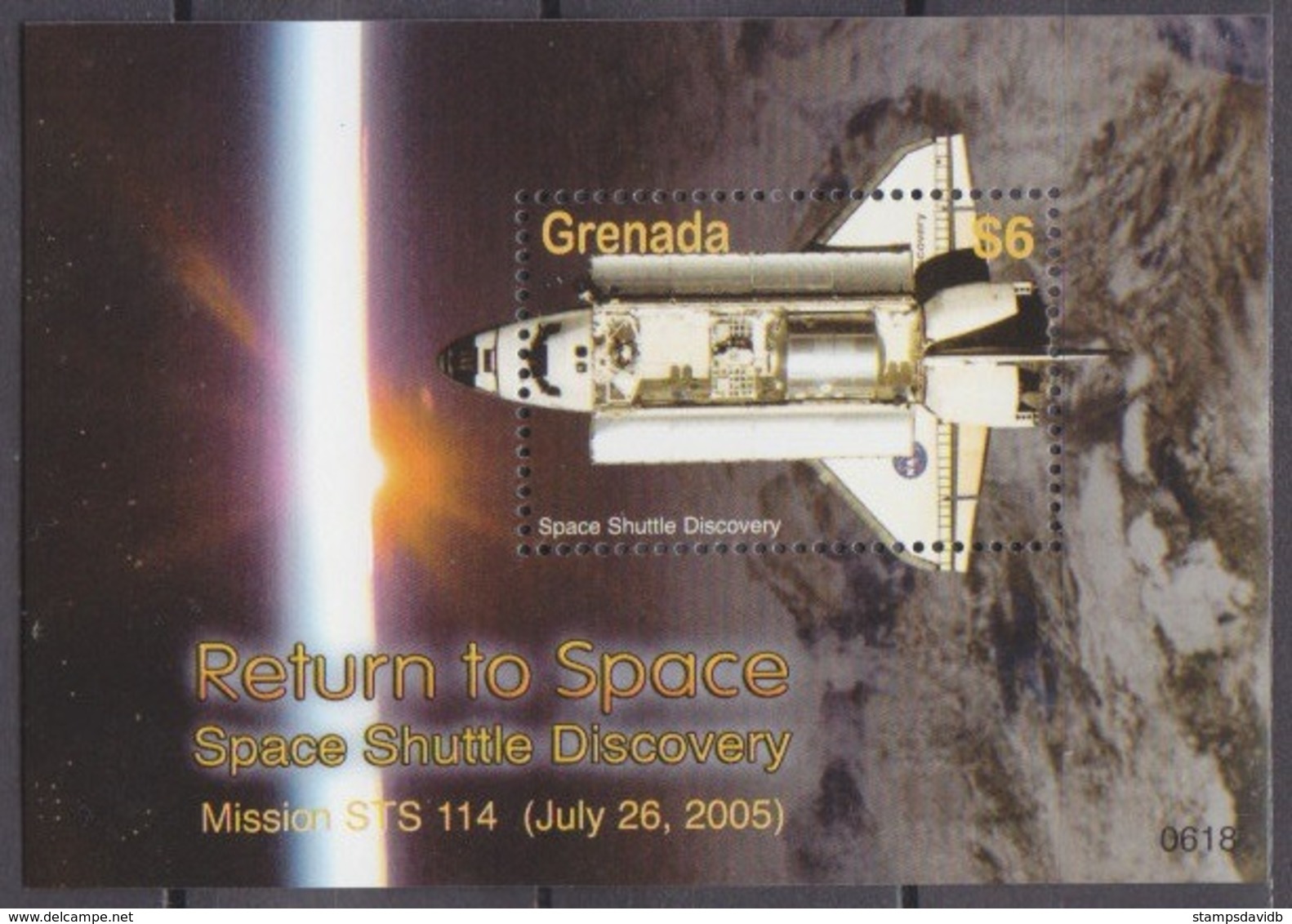 2006	Grenada	5783/B756	Mission STS 114 - América Del Norte