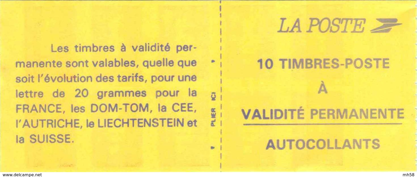 FRANCE - Carnet TVP Briat Rouge - YT 2874 C1 / Maury 505 - Autres & Non Classés