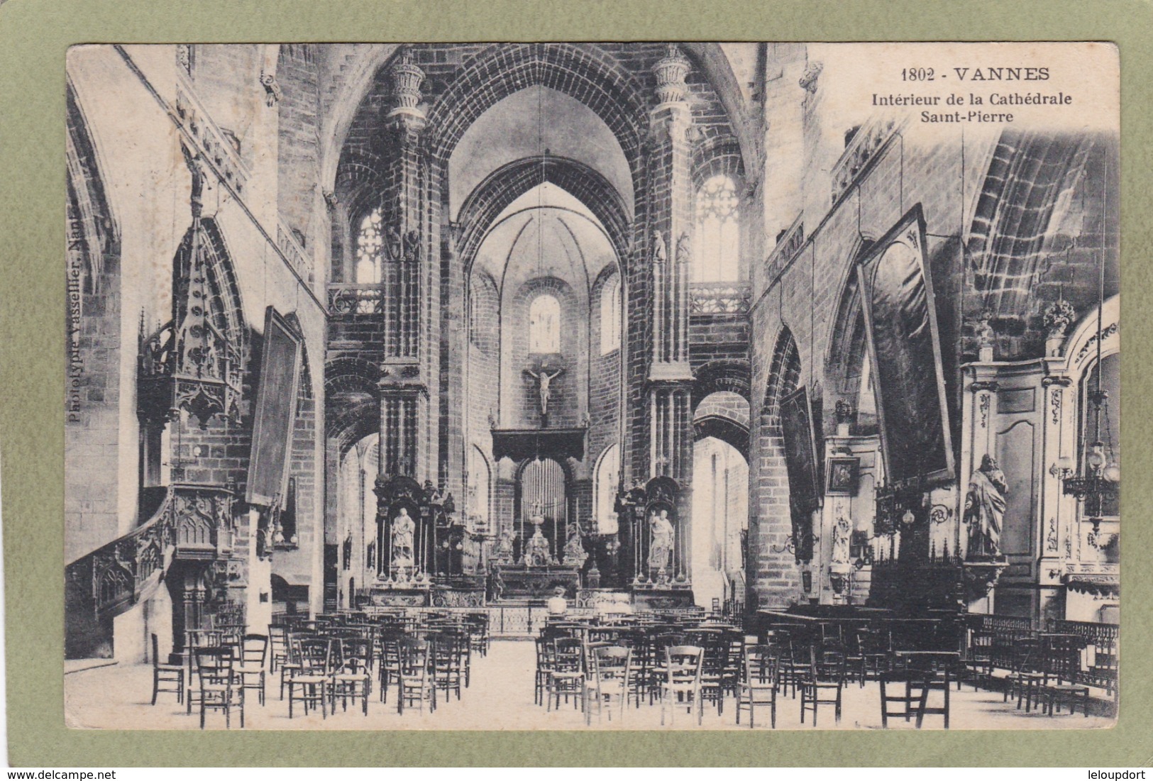 VANNES   INTERIEUR DE LA CATHEDRALE ST PIERRE - Vannes