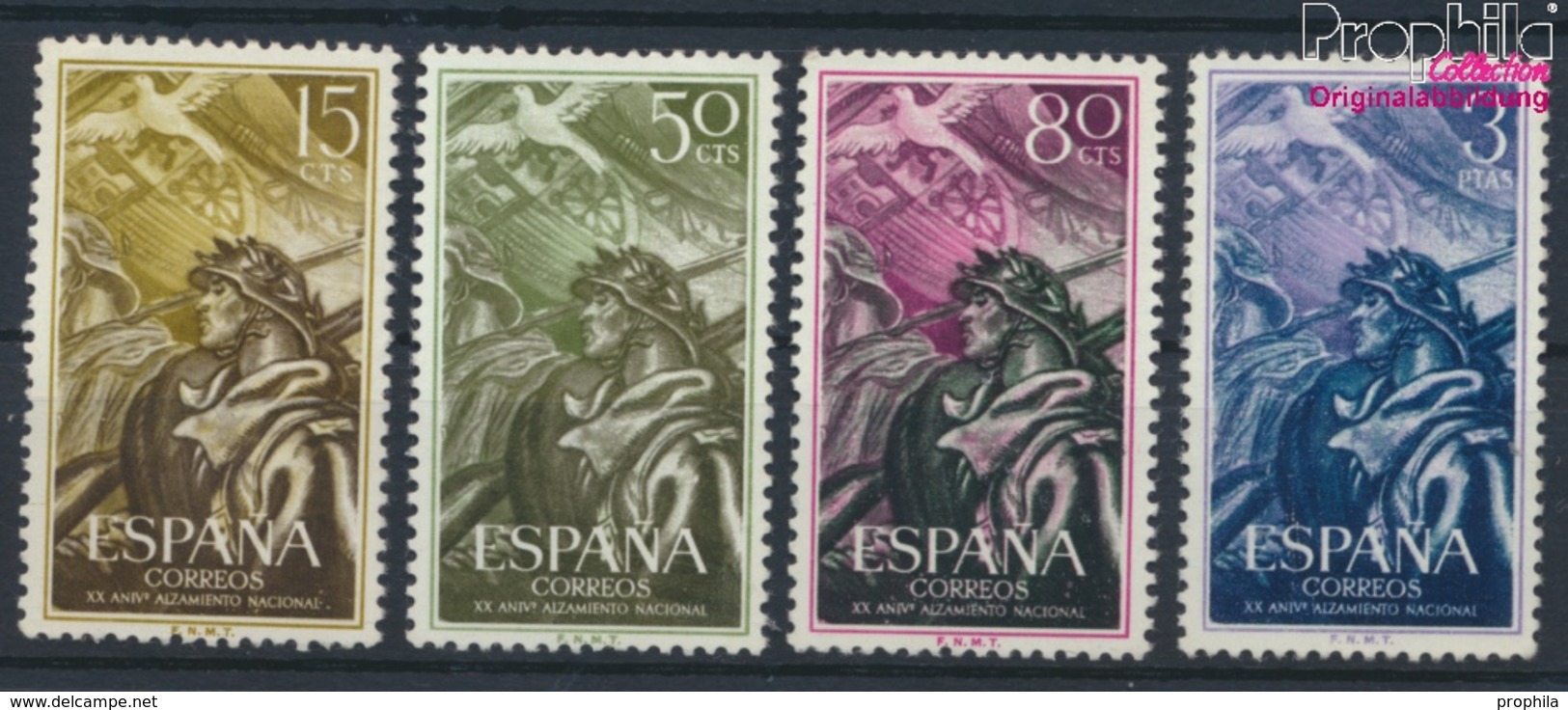 Spanien 1084-1087 (kompl.Ausg.) Postfrisch 1956 Nationale Erhebung (9360085 - Ungebraucht