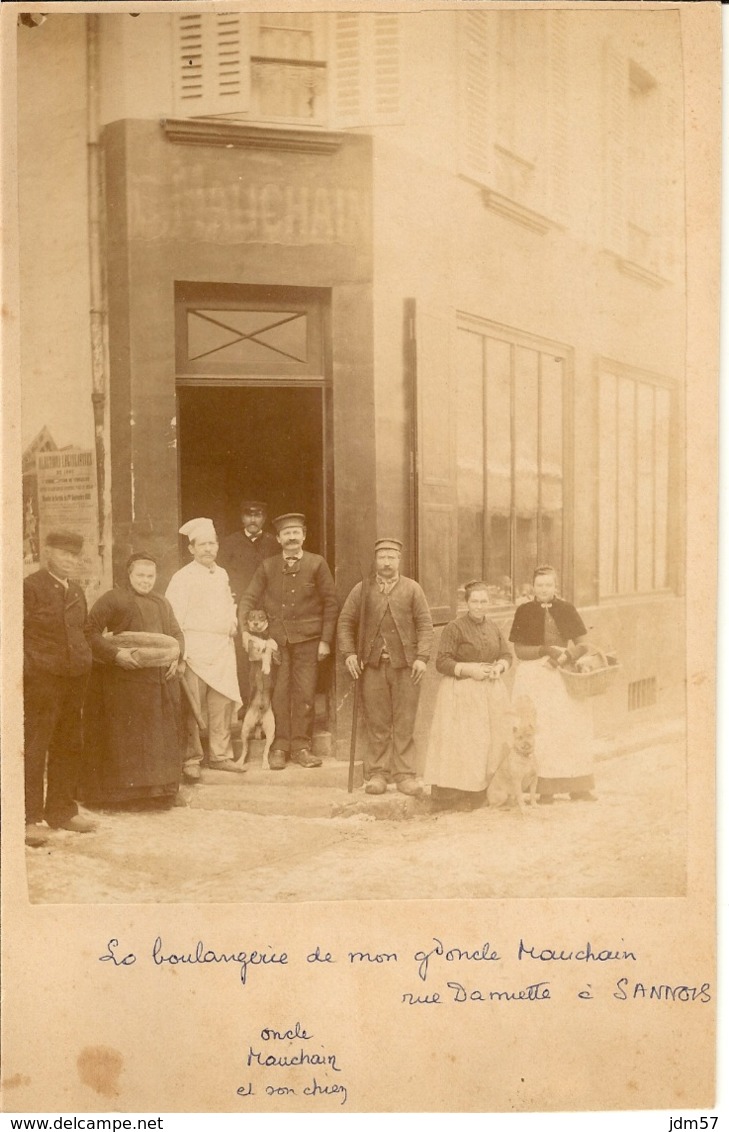 Photo 16.5 X 12 Cm De La Boulangerie MAUCHAIN Rue Damiette à Sannois. Trés Bon état - Sannois