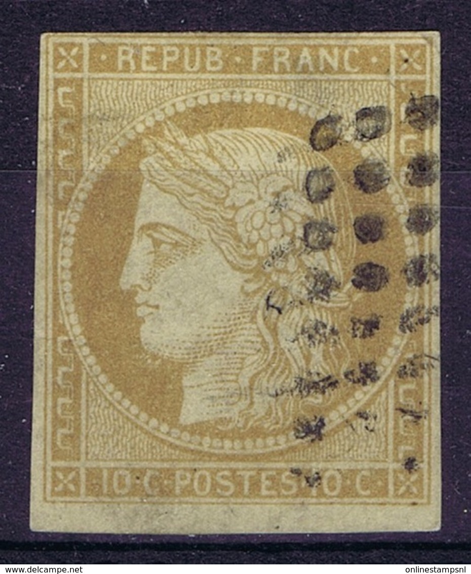 France: Yv 11 Obl./Gestempelt/used   Very Light Fold - Ceres