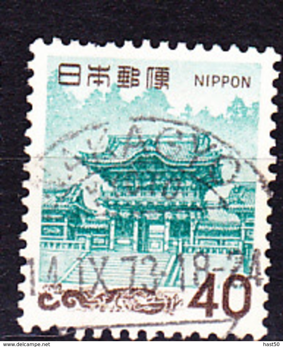 Japan - Yomei-Tor An Den Mausoleen Der Tokugawa Shogune, Nikko (MiNr: 995) 1968 - Gest Used Obl - Usati