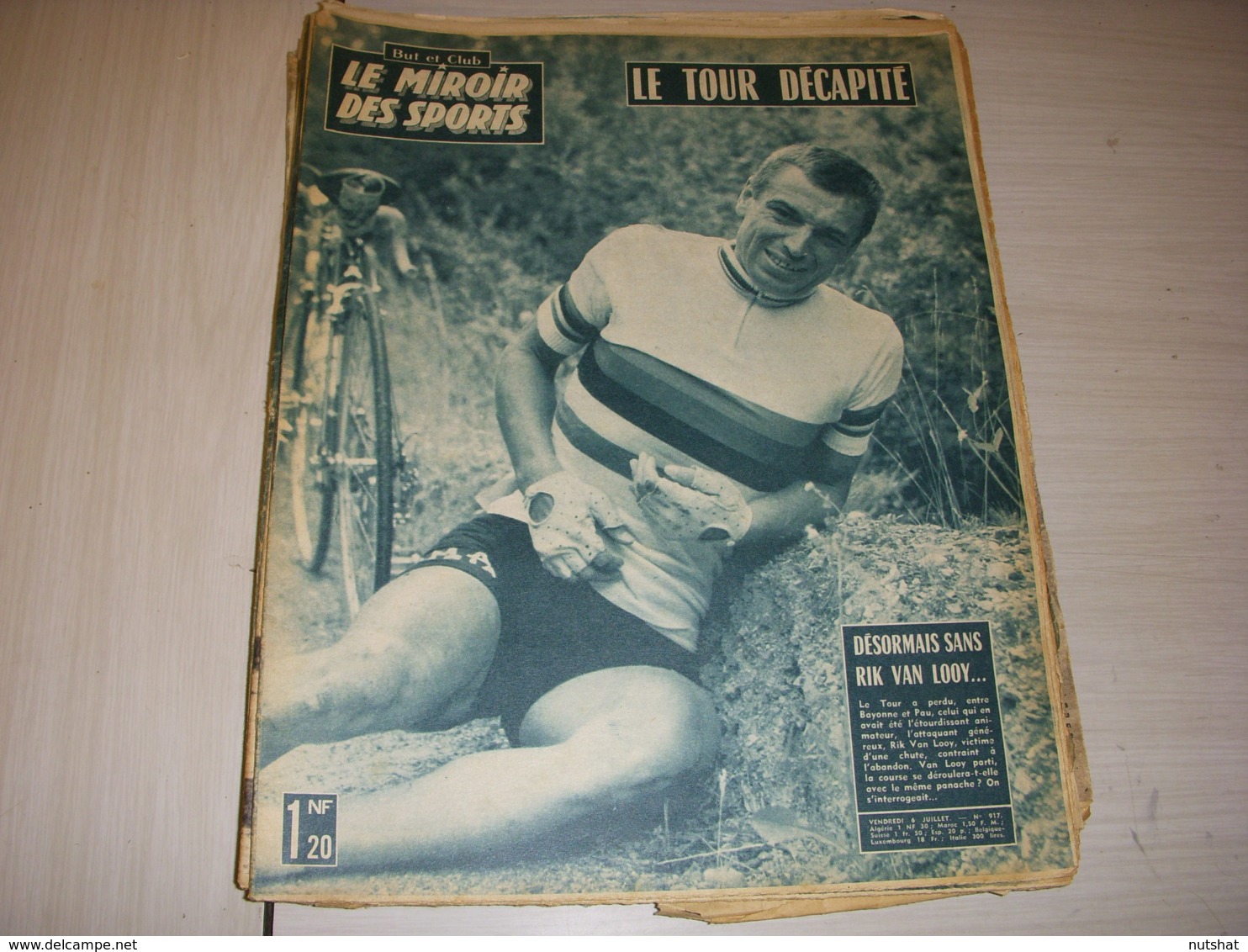 MIROIR Des SPORTS 917 05.07.1962 TdF Etape 9-12 CHUTE De VAN LOOY PAUWELS - Deportes