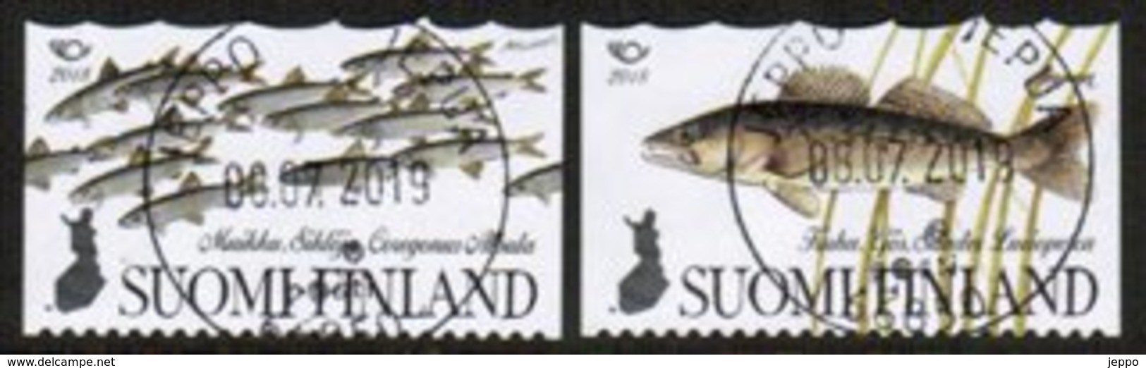 2018 Finland, Norden Fishes M 2585-6, Complete Fine Used Set. - Used Stamps