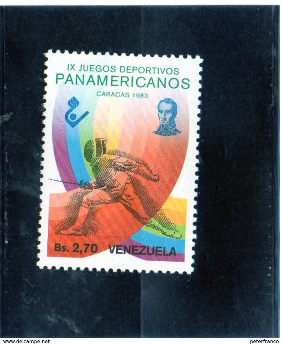 1983 Venezuela - IX Giochi Sportivi Panamericani - Caracas - Scherma