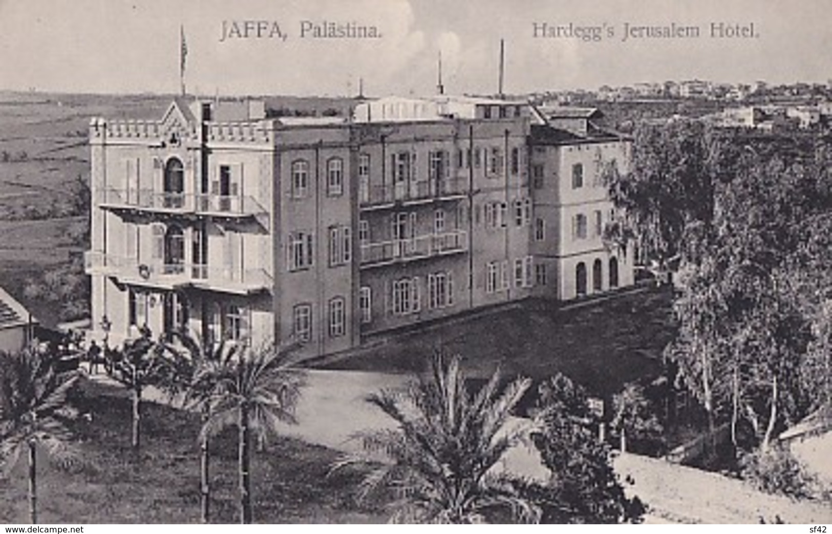 JAFFA        HARDEGG'S  JERUSALEM HOTEL - Israel