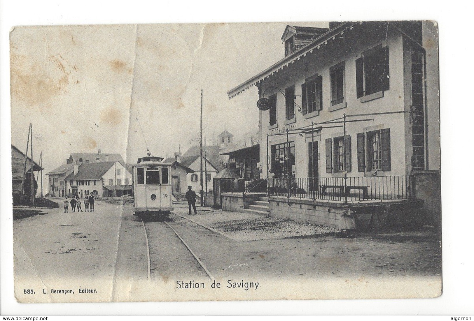 23554 - Station De Savigny Tram (attention Carte Mauvais état Plis Et Déchirure) - Savigny